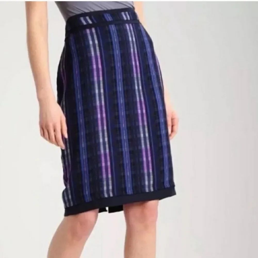 Banana Republic Plaid Pencil Skirt Sz 6P